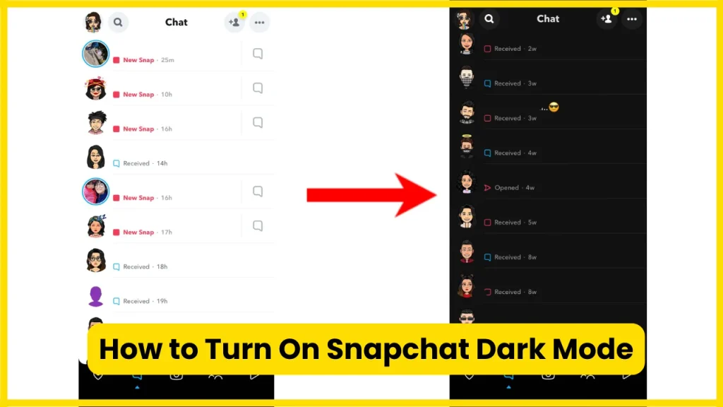 How to Turn On Snapchat Dark Mode