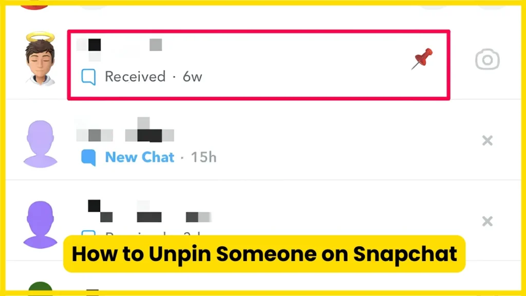 How to Unpin Someone on Snapchat