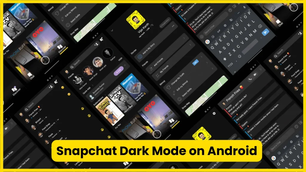 Snapchat Dark Mode on Android