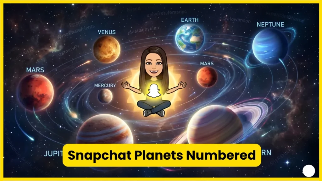 Snapchat Planets Numbered
