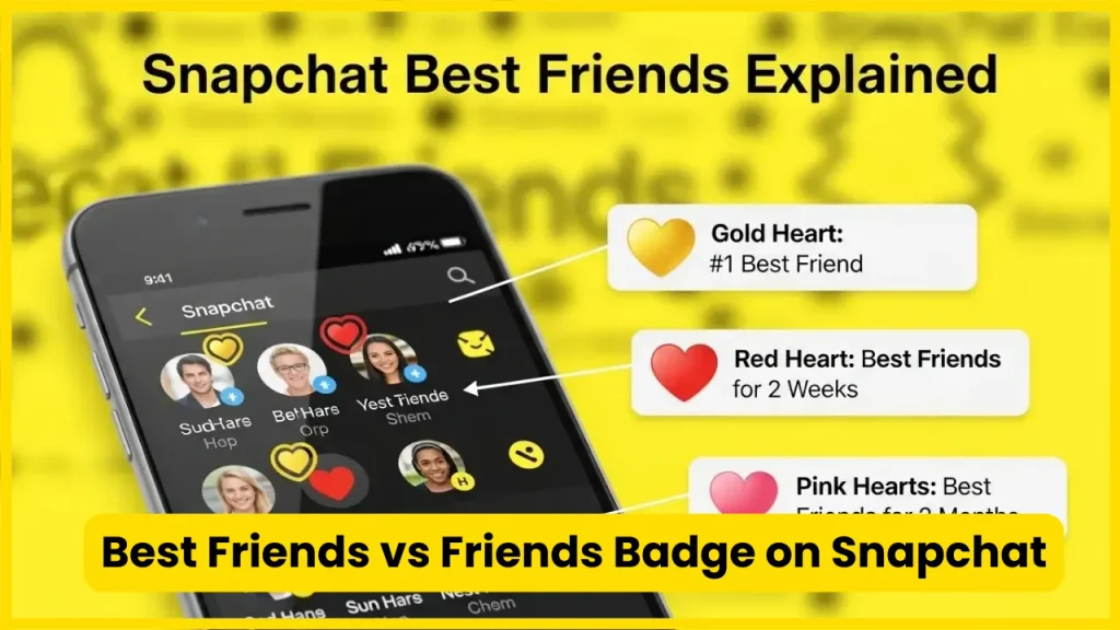 Best Friends vs Friends Badge on Snapchat