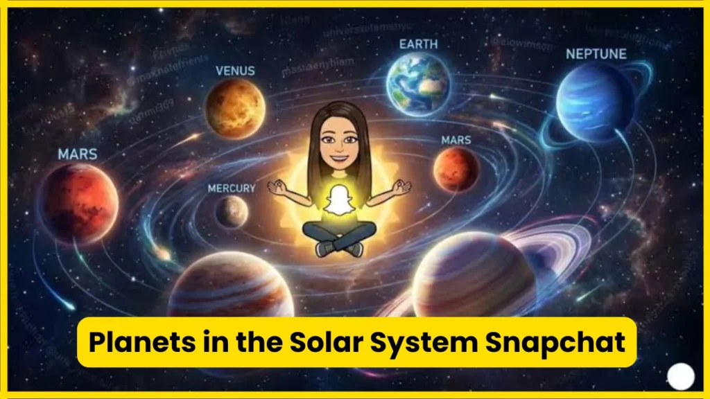Planets in the Solar System Snapchat